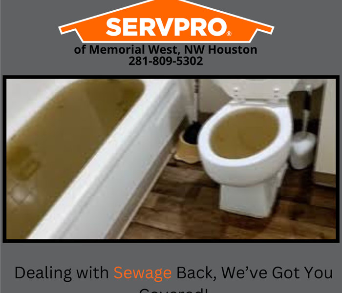 Sewage Back Up in Jersey Village, Texas
