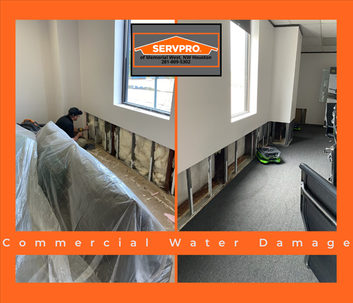Commercial Water Damage in Houston, Texas, Memorial Area in Houston, Texas
