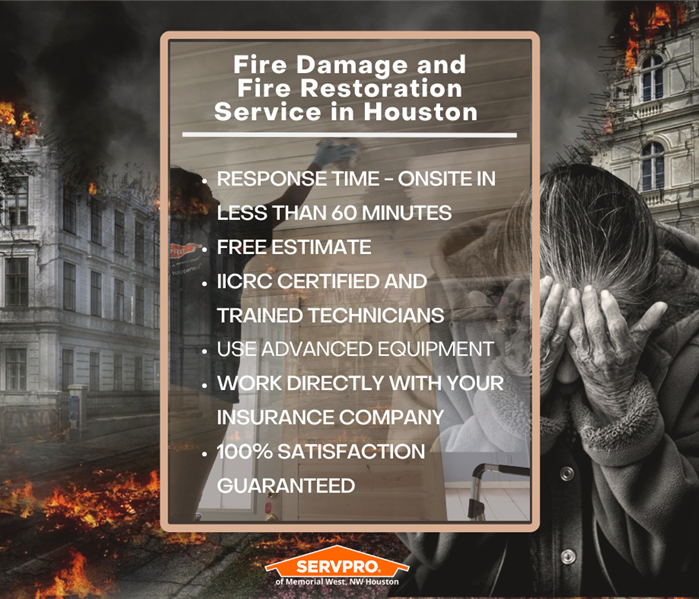 fire damage cleanup companies near me, fire dame restoration, Houston Area