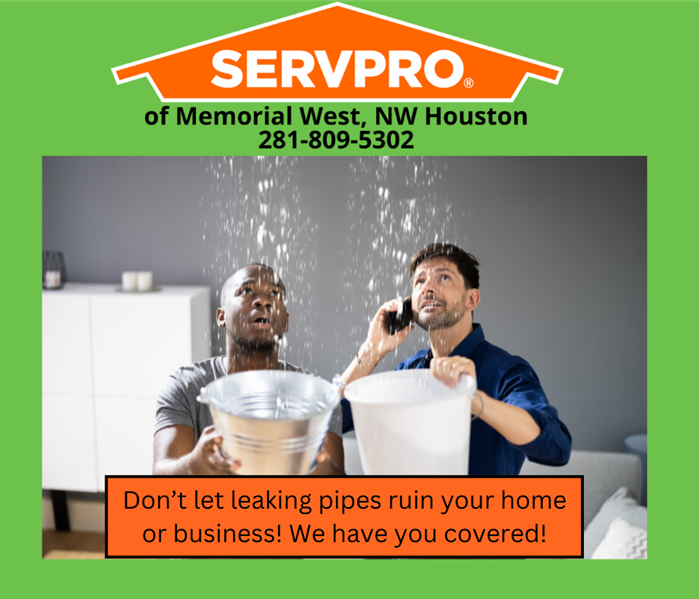 Don't let leaking pipe ruin your home or business.